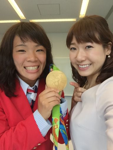 リオオリンピックで金メダルを獲得した川井梨紗子選手2016年9月